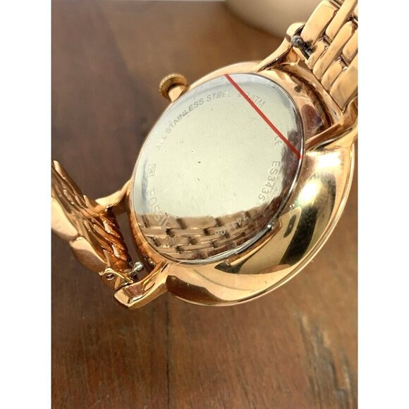 Fossil Womens Watch ES3435 Jacqueline Rose Gold Tone Stainless Steel Quartz 36mm main image 7